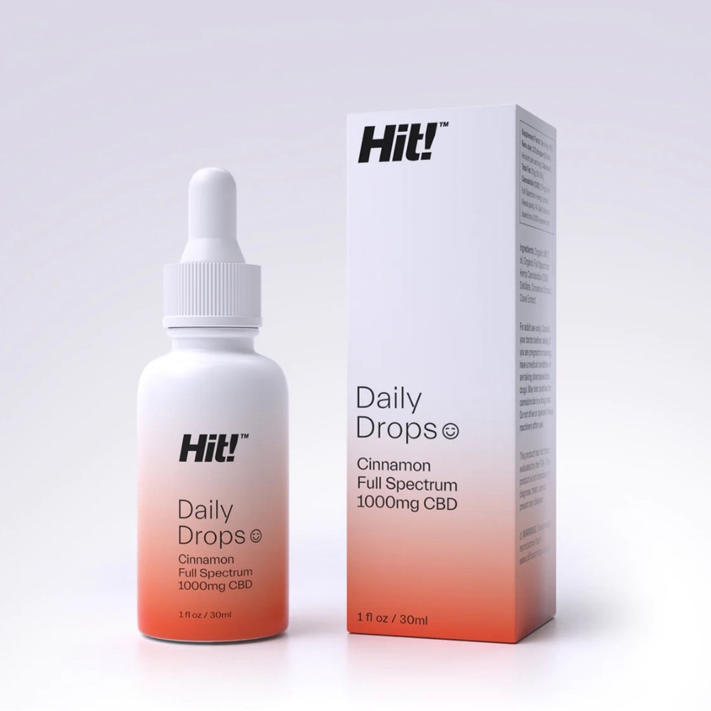 New Full Spectrum Daily C B D 1000 mg Drops -Pain Reliever - Holistic Health